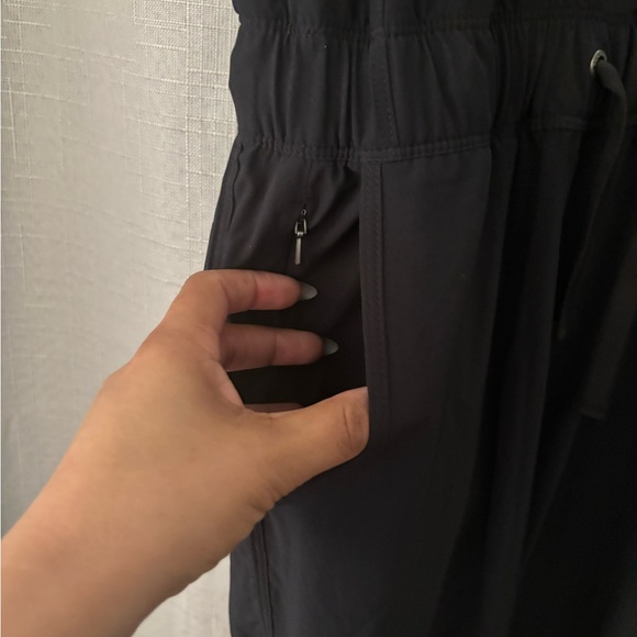 Patagonia Black Sleeveless Drawstring Jumpsuit - Picture 5 of 9